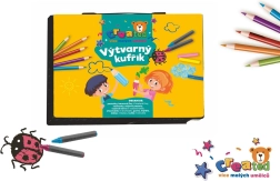 Δημιουργικό σετ ζωγραφικής σε πλαστική βαλίτσα