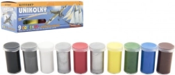 Χρώματα μοντελισμού Unikolky – σετ 9 χρωμάτων + δωρεάν ματ βερνίκι