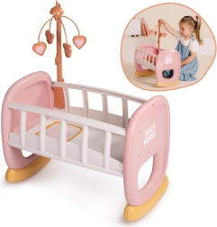 Smoby Baby Nurse λίκνο με περιστρεφόμενο μομπίλ