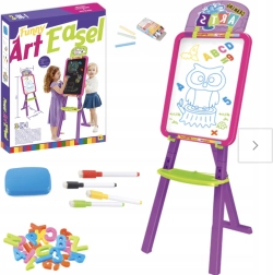 Μεγάλος διπλής όψεως μαγνητικός πίνακας κιμωλίας 3σε1