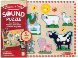 Ηχητικά ξύλινα παζλ Melissa & Doug