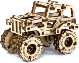 Ξύλινο 3D παζλ monster truck Superfast WOODEN CITY