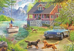 Παζλ Ravensburger Καλοκαίρι στη λίμνη 200 κομμάτια