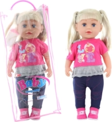 Κούκλα ξανθιά 45 cm με μπουκάλι