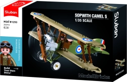Κατασκευαστικό σετ διπλάνου Sopwith - Model Bricks