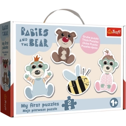 Puzzle Baby Classic Φιλία μωρών – BOBAŠKI I MIŚ (Trefl)