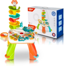 Διαδραστικό τραπεζάκι με τσουλήθρα για παιδιά με φώτα και ήχους