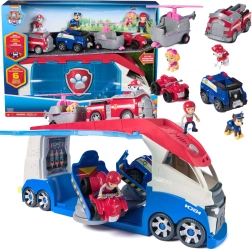 Paw Patrol μεγάλο περιπολικό με 4 οχήματα με φως και ήχο – Ryder, Chase, Marshall και Skye
