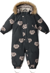 Χειμερινή ολόσωμη φόρμα Leokid Hero Charcoal Puppy, μέγεθος 92