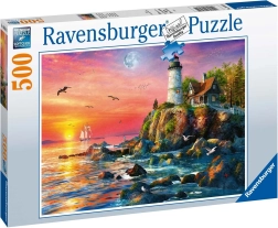 Παζλ Ravensburger «Φάρος στο ηλιοβασίλεμα» 500 κομμάτια