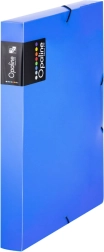 Αρχειοθήκη A4 με λάστιχο, μπλε, πολυπροπυλένιο, 3 εκ. ράχη