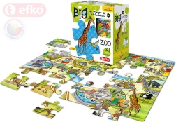 EFKO Baby Puzzle BIG στο ζωολογικό κήπο – μεγάλα κομμάτια 24 κομματιών - 1 τεμάχιο