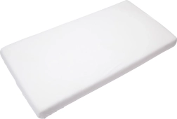 Timboo Soft μπαμπού σεντόνι με λάστιχο 40 × 90 cm λευκό
