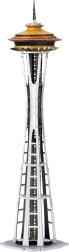 Metal Earth 3D παζλ Premium Series: Space Needle – μεταλλικό μοντέλο πύργου