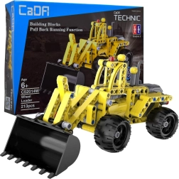 Κατασκευαστικό σετ CADA Technic φορτωτής με ρόδες με pull-back κίνηση 25 cm