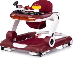 Διαδραστικό στράτα περπατήματος Chipolino Little Explorer 4σε1, κόκκινο