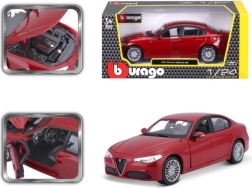 Μεταλλικό μοντέλο αυτοκινήτου Bburago 1:24 Alfa Romeo Giulia κόκκινο