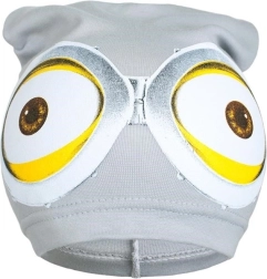 Ανοιξιάτικο παιδικό σκουφάκι New Baby με μοτίβο Minion, γκρι