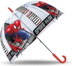 Παιδική αυτόματη διάφανη ομπρέλα SPIDERMAN 48 cm