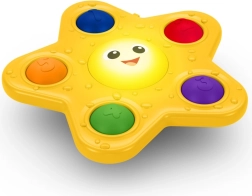 BABY EINSTEIN ενεργό παιχνίδι με βεντούζα Pop & Glow Starfish για μωρά 6 μηνών και άνω