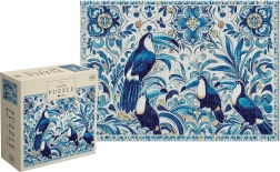 Καλλιτεχνικό παζλ Art on Tiles με πολύχρωμους τουκάνους 500 κομμάτια