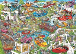 Παζλ RAVENSBURGER Ray’s Comic – Μέλλον, 1000 κομμάτια