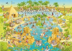 Heye Puzzle Τρελό ZOO: Έκθεση του Νείλου 1000 κομμάτια