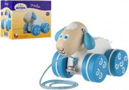 Ξύλινο παιχνίδι έλξης Προβατάκι για παιδιά