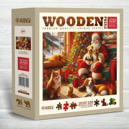 Ξύλινο παζλ Wooden City Άγιος Βασίλης και φίλοι 1010 κομμάτια