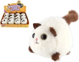 Λούτρινο παιχνίδι κουρδιστή γατούλα 10 cm