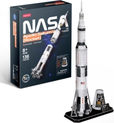 3D παζλ Saturn V Rocket – 136 κομμάτια