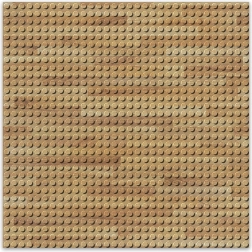 Σχεδιαστική βάση κατασκευών - ξύλο 25,5 x 25,5 cm