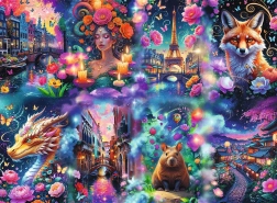 Trefl Puzzle Premium Plus Πολύχρωμος κόσμος 8000 κομματιών