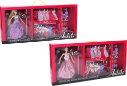 Κούκλα με ντουλάπα και μοντέρνα αξεσουάρ