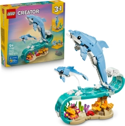 LEGO Creator 3 σε 1 Θαλάσσια ζώα: όμορφα δελφίνια