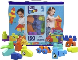 Μεγάλη τσάντα με 150 δομικά τουβλάκια MEGA BLOKS