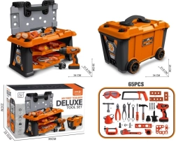 Εργαλειοθήκη για μικρούς μαστόρους σε βαλιτσάκι με ροδάκια