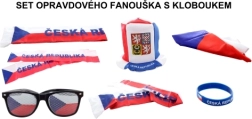 Σετ οπαδού Τσεχική Δημοκρατία με καπέλο