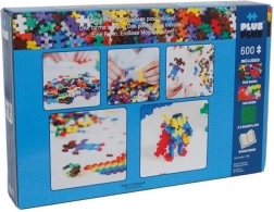 Κατασκευαστικό σετ PLUS-PLUS mini mix 600 τεμ. (basic/neon) + 2 βάσεις