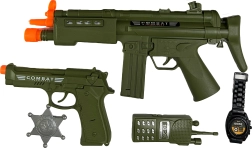 Στρατιωτικό σετ με αυτόματο όπλο με φωτεινά και ηχητικά εφέ