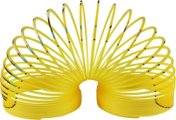 Μαγική ελατηριωτή σπείρα με χαμογελαστό emoji – κίτρινη αντιστρεσογόνα σπείρα