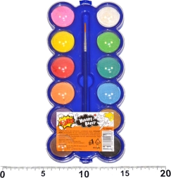 Νεροχρώματα με πινέλο 12 τεμ.