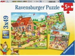 Παζλ Ravensburger διακοπές στην εξοχή 3×49 κομμάτια