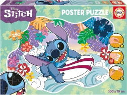Αφισώδες παζλ Stitch 250 κομμάτια EDUCA