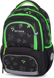 Σχολική τσάντα πλάτης OXY NEXT Green Cube
