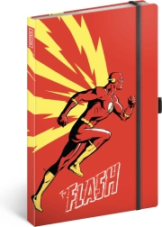 Σημειωματάριο με γραμμές THE FLASH με λαστιχάκι και θηλιά