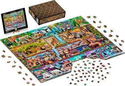 Ξύλινο παζλ WOODEN CITY Το υπέροχο βασίλειο των ζώων, 4000 κομμάτια