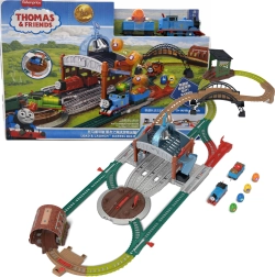 Fisher-Price Τόμας και φίλοι: σιδηροδρομική πίστα Παράδοση βαρελιών – φόρτωσε και εκτόξευσε με την ατμομηχανή Τόμας