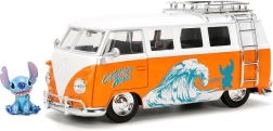 Φιγούρα Stitch 4 cm και μοντέλο Volkswagen T1 1:24 από την Jada Toys