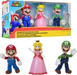 Φιγούρες Super Mario Μάριο, Λουίτζι και Πριγκίπισσα Πιτς 12 cm